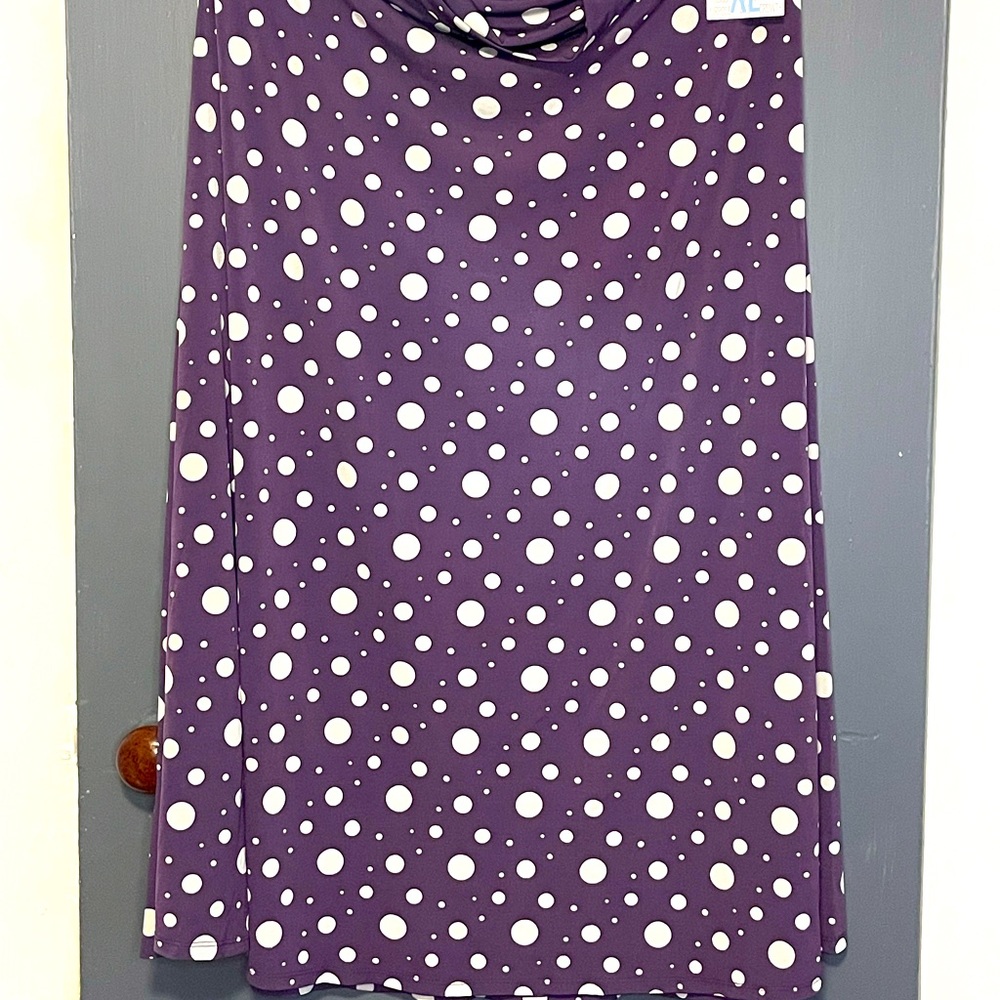 NWT Lularoe Maxi full length skirt XL purple